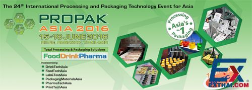2016年06月15日至18日第24届泰国曼谷加工及包装技术展览会