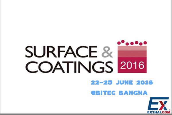 2016年6月22日至25日泰国国际表面处理和涂料展